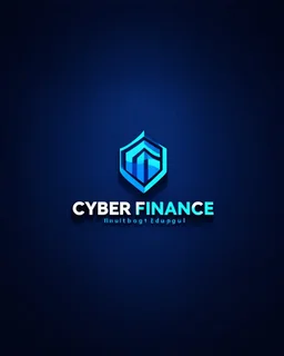 Cyber Finance logo Simple, easy and beautiful logo