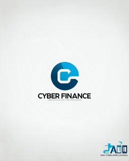 Cyber Finance logo Simple, easy and beautiful logo