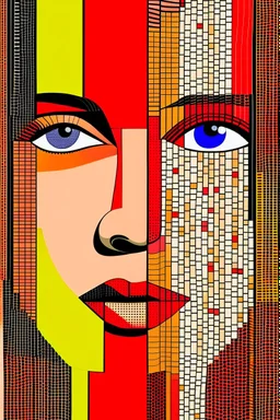 "Buch Kissed"; Bauhaus; Street Art; mosaic