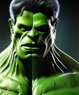 Hulk, photoshop layers. poster, H.r. Giger