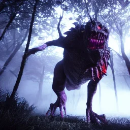 epic monster like creature in night with black shade, 8k resolution, ultra hyperdetailed, Unreal Engine 5, ultra colourful, very small details, realistic