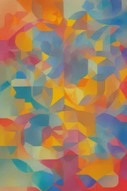 Abstract watercolour painting in the style of Agnes Martin