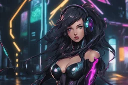 Girl Machine with RGB cyber mask in 8k solo leveling shadow artstyle, Crystal and Symbiote them, neon effect , magic circle, close picture, full body, apocalypse, intricate details, highly detailed, high details, detailed portrait, masterpiece,ultra detailed, ultra quality