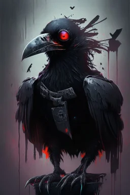 horror gaming crow