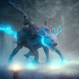 magical creature in a mysterious cosmic backdrop, celestial ambience, soft lighting, unreal engine 5 volumetric lighting, intricate details, realistic style, 8k resolution