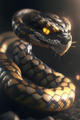 Snake from metal gear solid game, look8k Resolution, unearthly, dream-like, cinematic, smooth render, unreal engine 5, octane render, cinema 4d, HDR, dust effect, vivid colors
