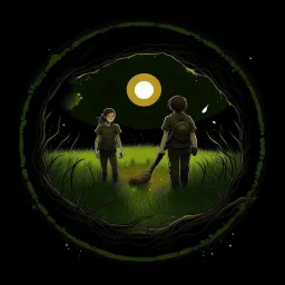 Circle The Last Of Us Fireflies logo But from the medieval era