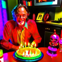 thriller author celebrating his birthday