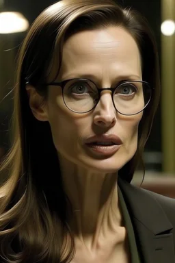 Angelina Jolie glasses braces