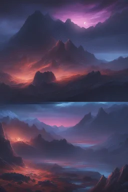 Night tundra landscape in the arctic, digital art, concept art, magic fantasy, vibrant colors, high contrast, highly detailed, trending on artstation, 8k, andreas rocha, sylvain sarrailh, darek zabrocki, finnian macmanus, dylan cole, liang mark, albert bierstadt, sung choi, peter mohrbacher, greg rutkowski