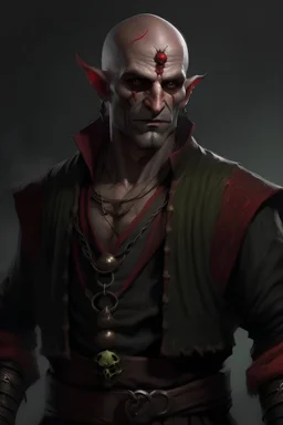 Astarion the Vampire from Baldur's Gate 3 if he was a trailer park redneck from the south