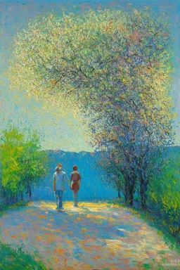 when the mind is empty, happiness is predominant; Post-Impressionism