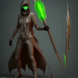 demon hunter, 8k, finely detailed