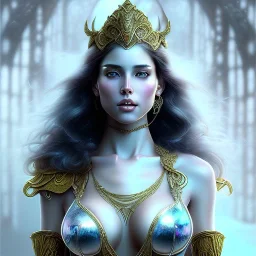 Epic full body picture portrait of busty atletic young beautiful Dejah Thoris Luis Royo styles