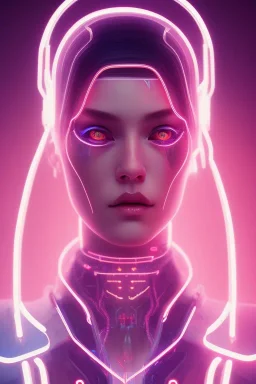 cyberpunk, head, women, portrai, tron