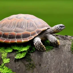 turtle and tree and bird