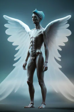 lovecraftian angel human with wings