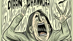 شخص يصارخ ويعاني وواضح عليه انو بدو يموت