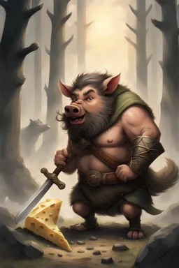 He puffed out his chest, said, "I’ll show that beast," With a wooden sword, thought he’d be the feast. Day one, it was a battle, they rolled and they tumbled, With the wild boar snorting, our brave dwarf stumbled. On day two, he regrouped, plotting a clever scheme, With a giant cheese wedge, he lured it like a dream. But the boar was too sharp, and it smelled his ruse, Our little hero laughed, said, "I’ve got nothing to lose!" Once upon a quirky time, in a land so bizarre, Lived a little dwar