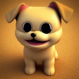 Cute dog 3D