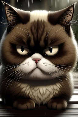 realistic grumpy cat