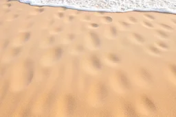 wavy beach sand