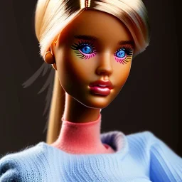 Barbie doll as a real person