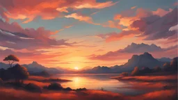 Sunset landscape