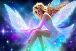 beauty cosmic fairy girl