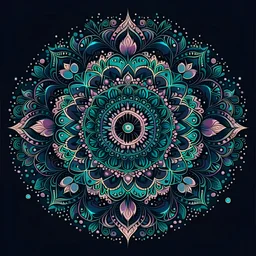 Midnight Mandala illustration