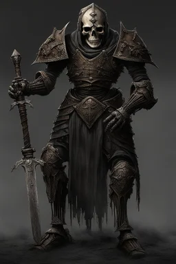 dark age armored skeleton knight , death incarnate