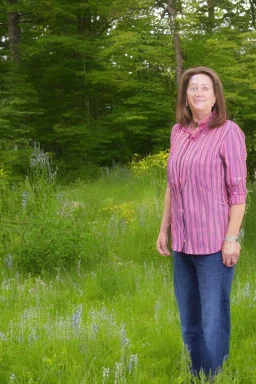 Portrait lady, full body shot, full-color long shot UpperMiddleClassNewEnglandWASPMom