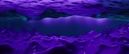 the surface of the ocean in purple