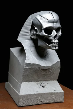 What sphinx of cement and aluminum bashed open their skulls and ate up their brains and imagination?; in the style of Pablo Picasso with a dash of Dada