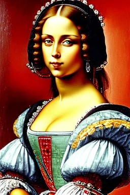 Adriana Chechik as painted by Leonardo DaVinci