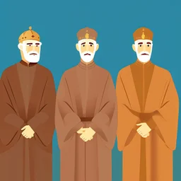 Ilustración de los 'tres' Reyes Magos al estilo de Joe Sacco
