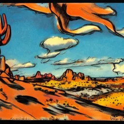 georges herriman Coconino County, Arizona psychedelic landscape