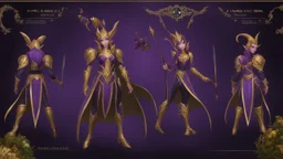 A purple Umbral Gold Elf