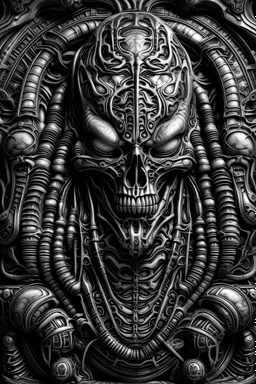 THE ROCK in Giger style