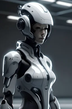 un personaje futurista