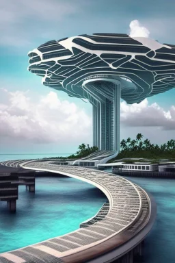 Futuristic infrastructure for maldives