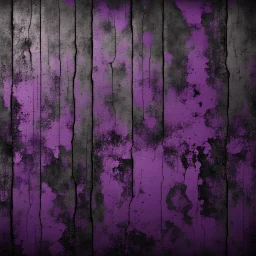 Hyper Realistic Grungy Purple Grungy Texture on Black Rustic Wall