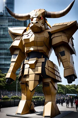 Giant highland cow Gundam
