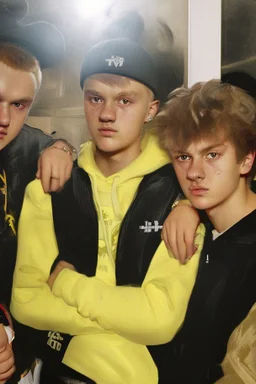 Extremely rich danish teenage rap artists portrait in the style of rembrandt
