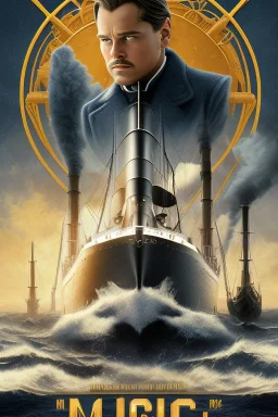 Titanic movie poster, loenardo DiCaprio, Kate winslate