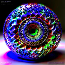 3d Kaleidoscope recursive made of a metallic random color spheres turning many times likr Spirograph drawing Kaleidoscope Ruler Set creation