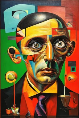 Zero point consciousness; Dada; Surrealism; A blend of the styles of Salvador Dali and Pablo Picasso