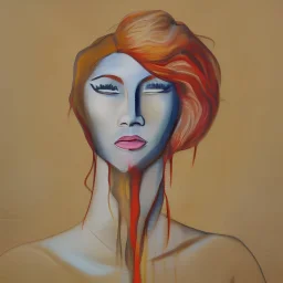 Full body portrait, painting, medium shot lady Virgo'sTears