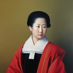 Full body portrait, painting, medium shot lady Konpeitō