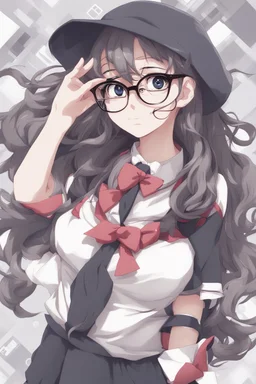 nerd anime girl